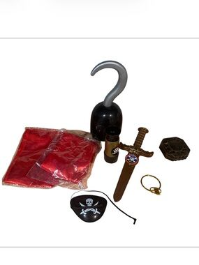 Kids 8pc Pirate Accessory Halloween costume Set